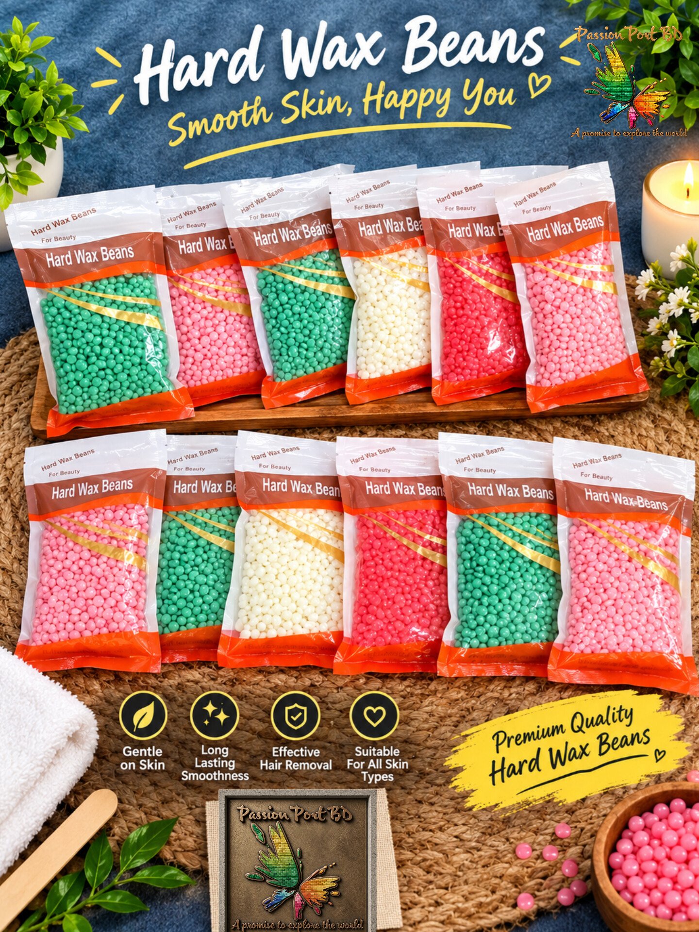 Beauty Wax Beans 300gm