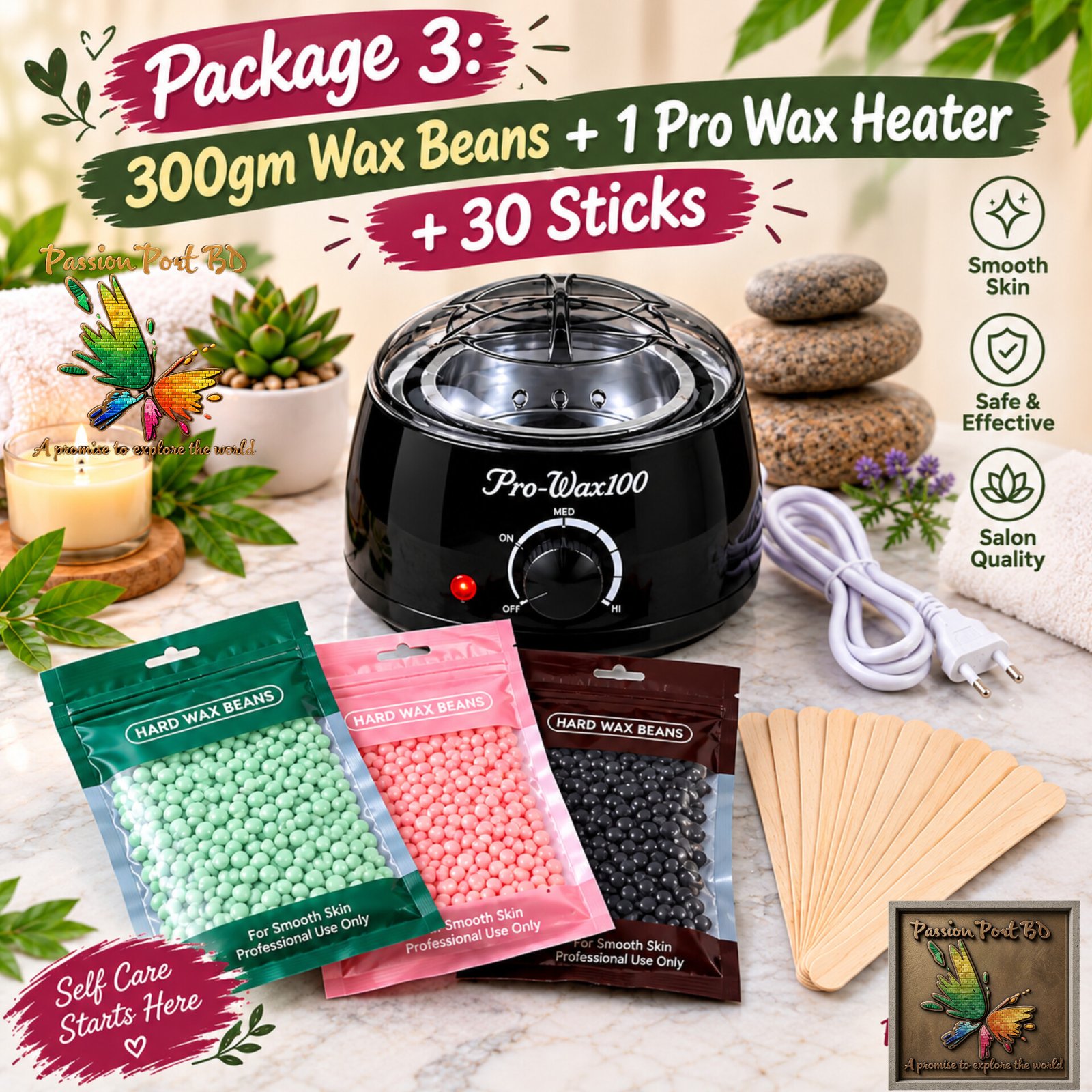 Package 3: Pro Wax + 300gm Wax