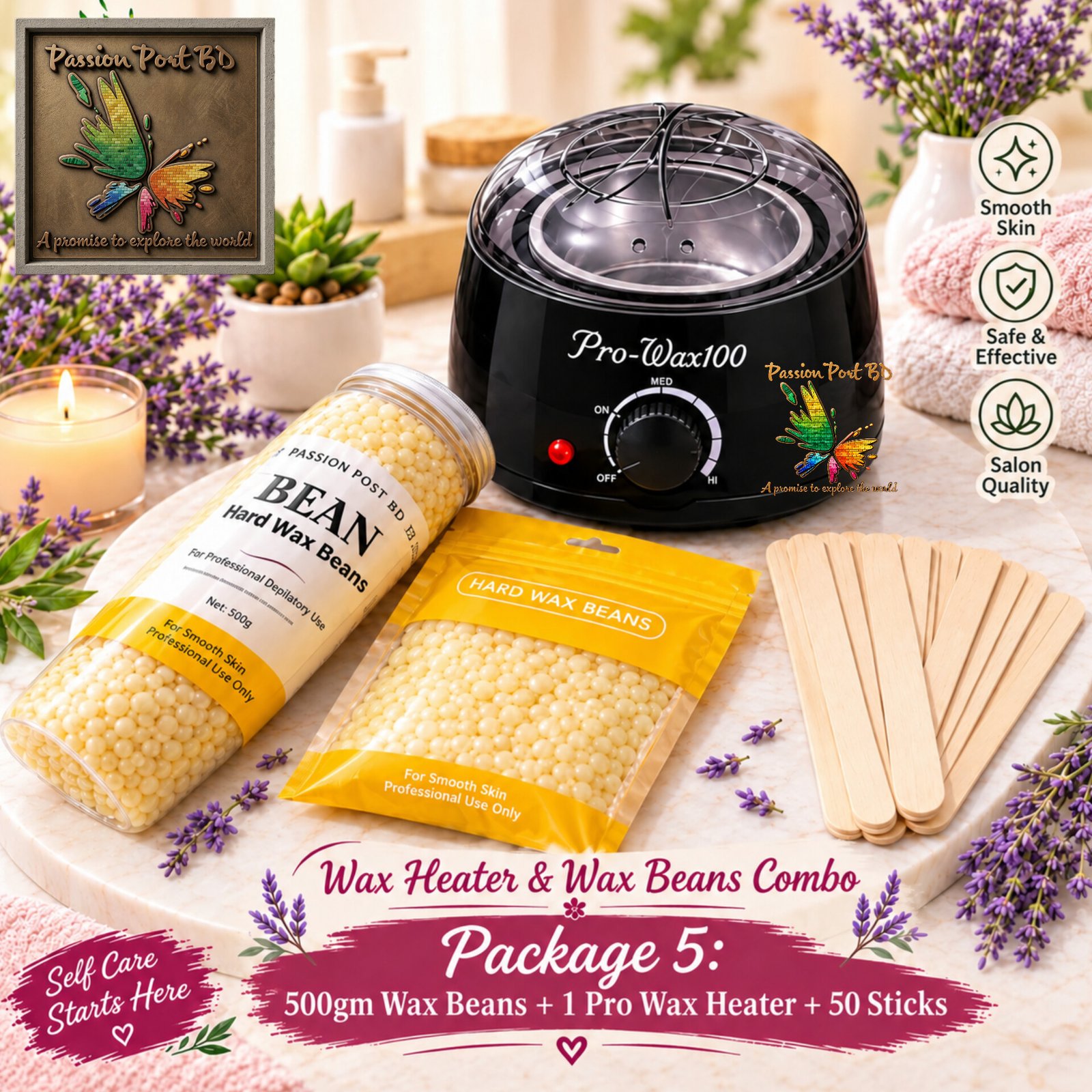 Package 5: Pro Wax + 500gm Wax