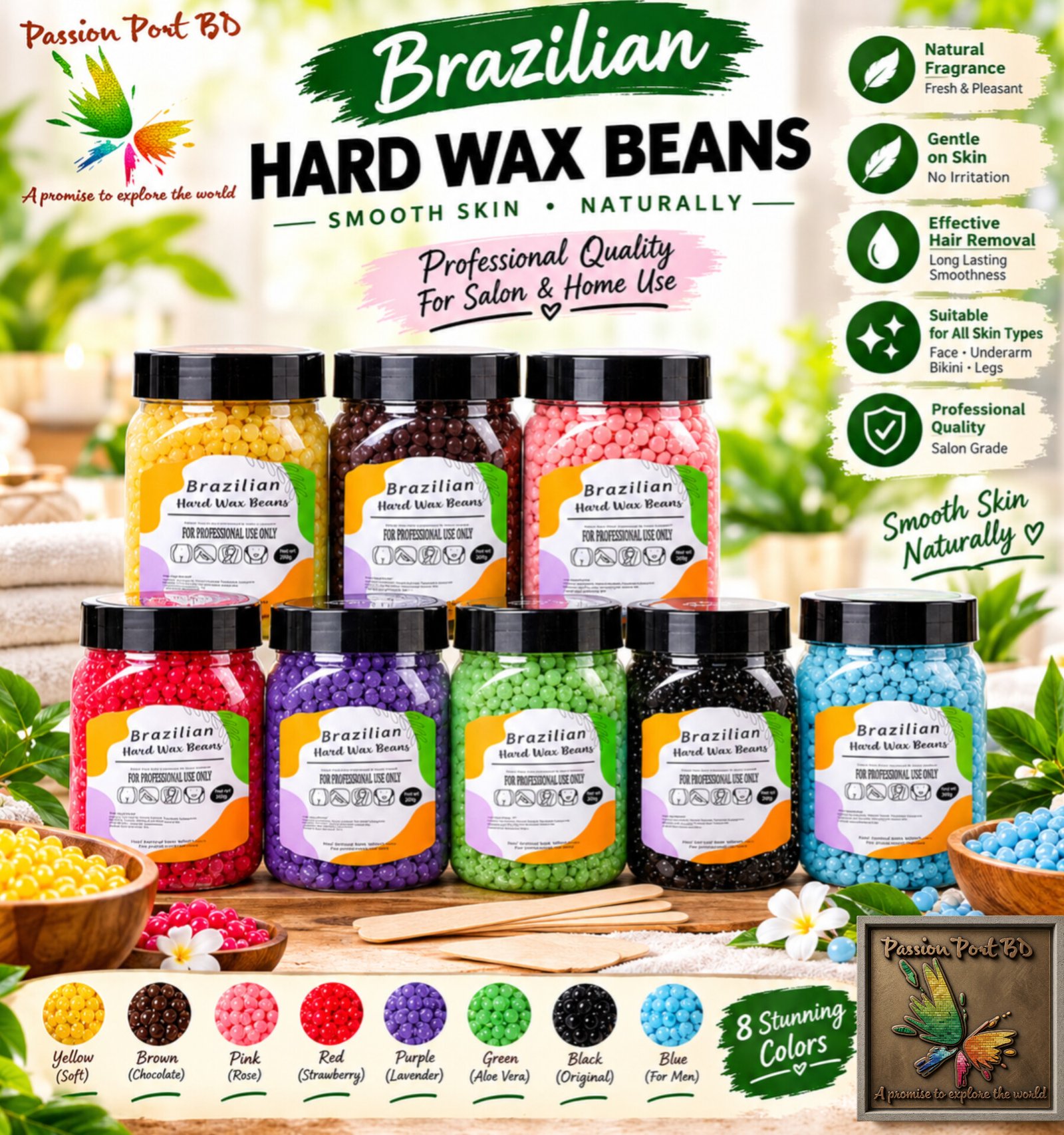 Brazilian Hard Wax Beans -200gm