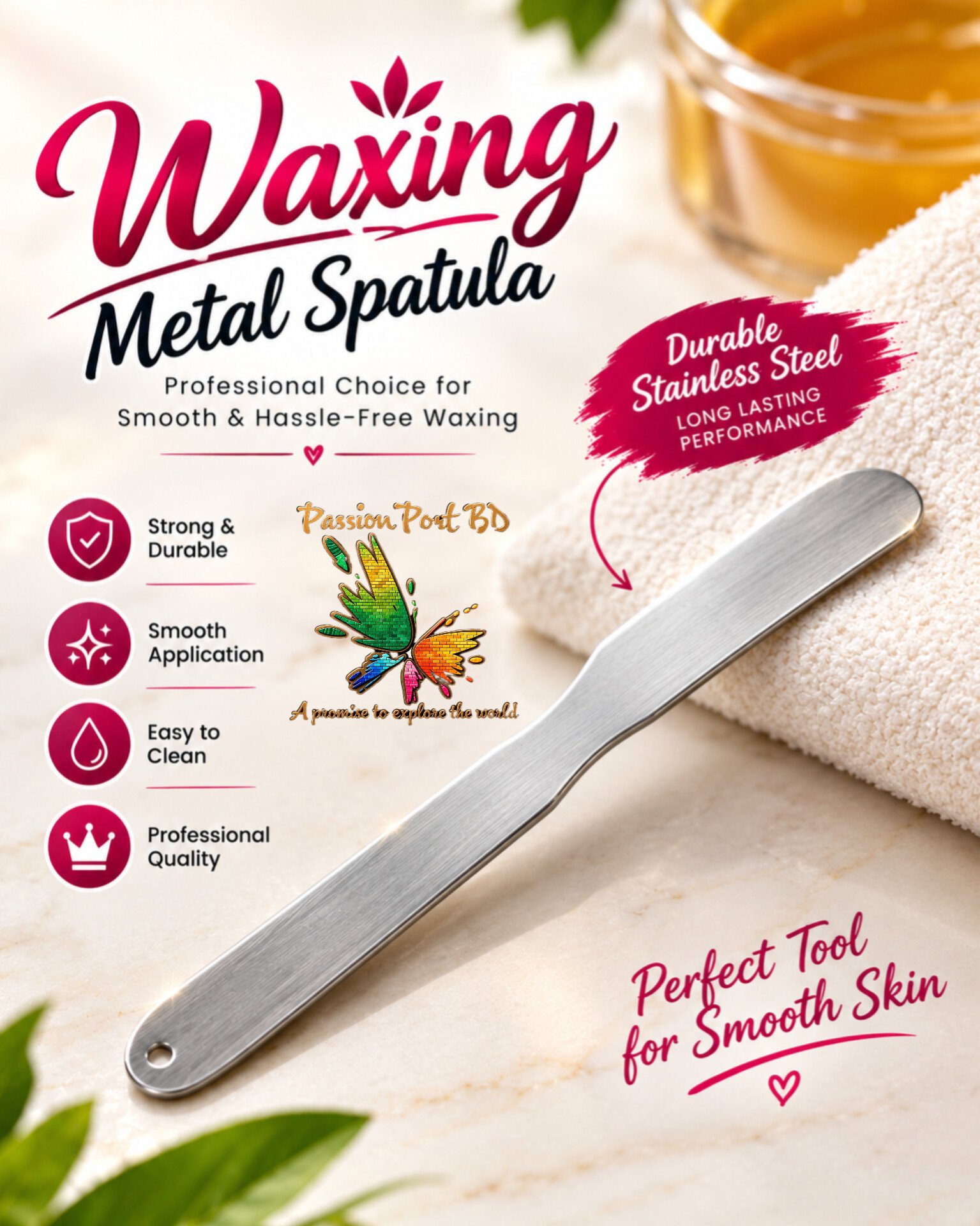 Metal Waxing Spatula