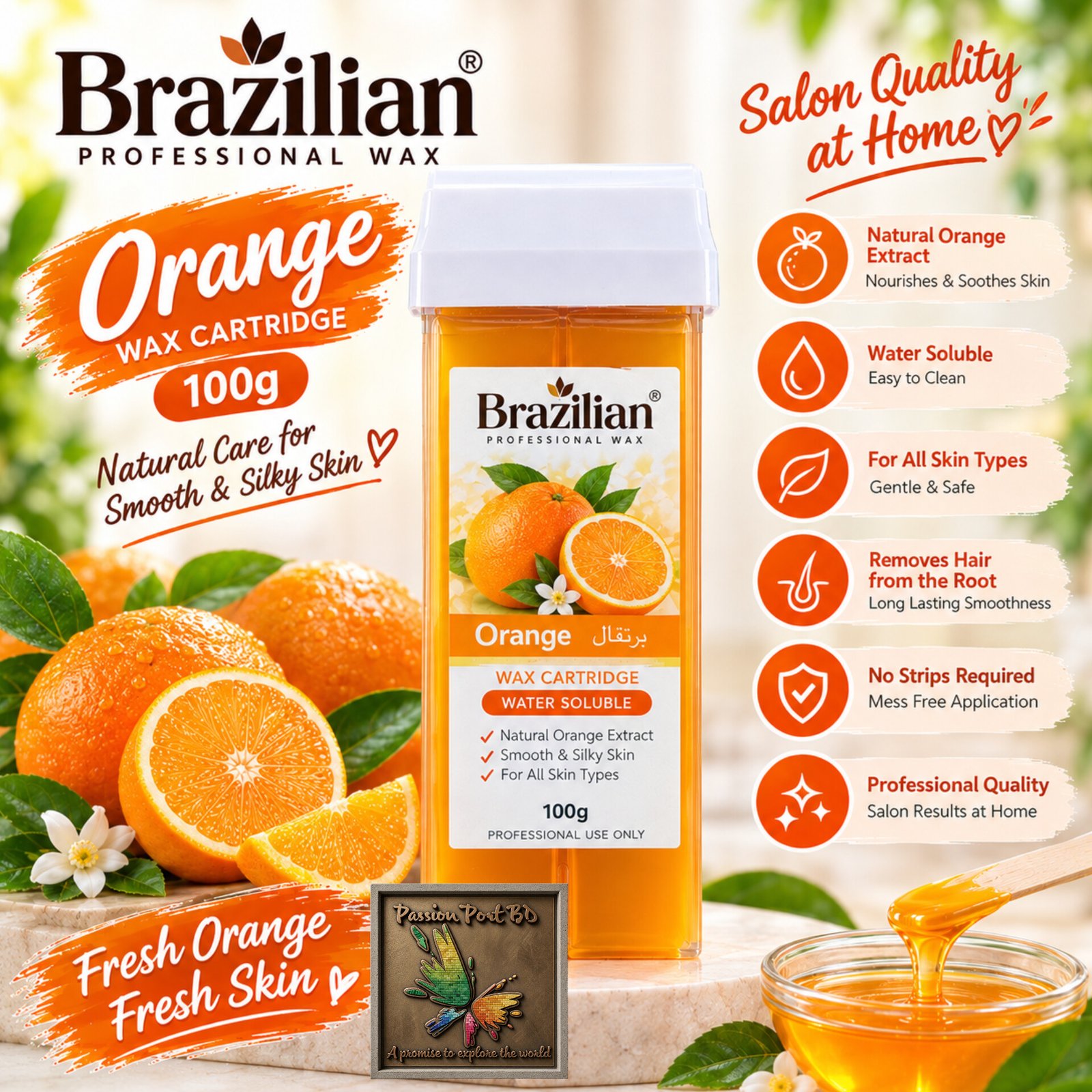 100gm Oil Soluble Cartidage - Orange