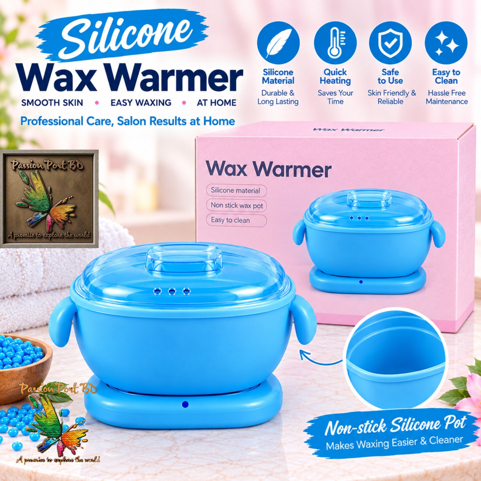 Silicon Wax Warmer- Blue