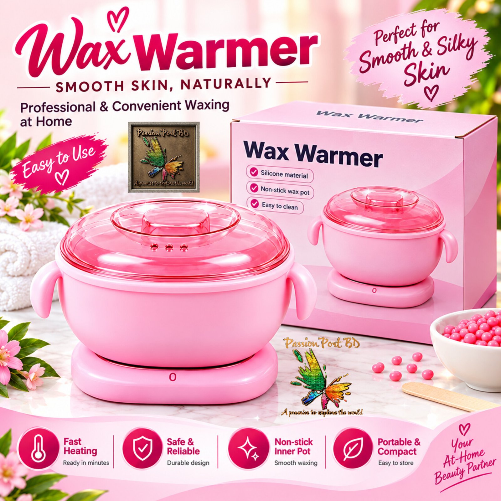 Silicon Wax Warmer- Black