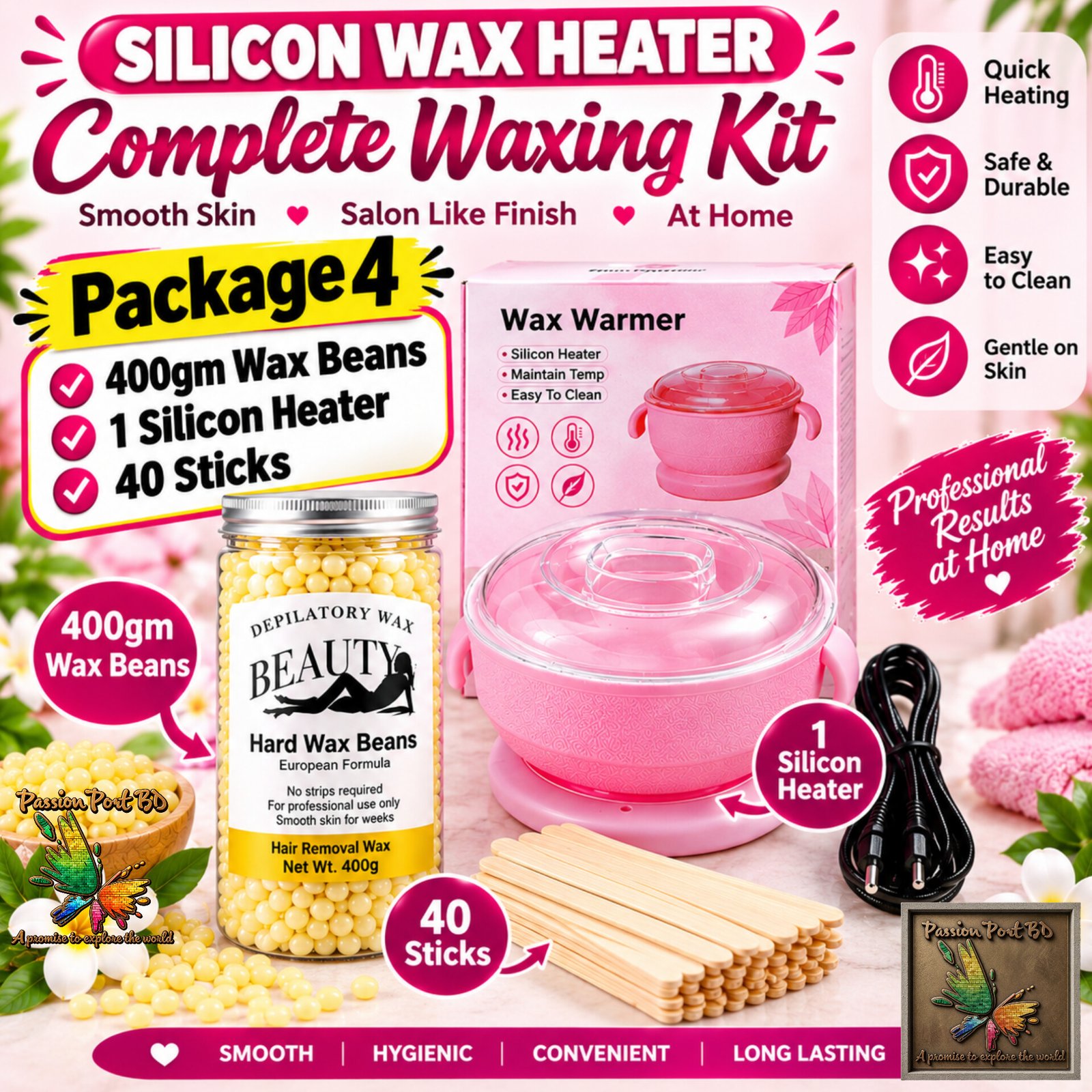 Silicon Wax Warmer- Package 4