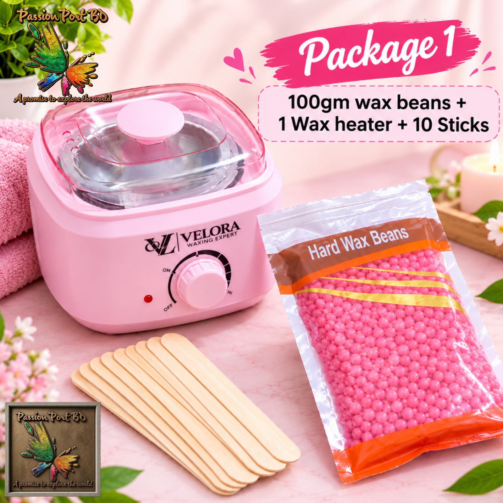 Velora Wax Heater - Package 1