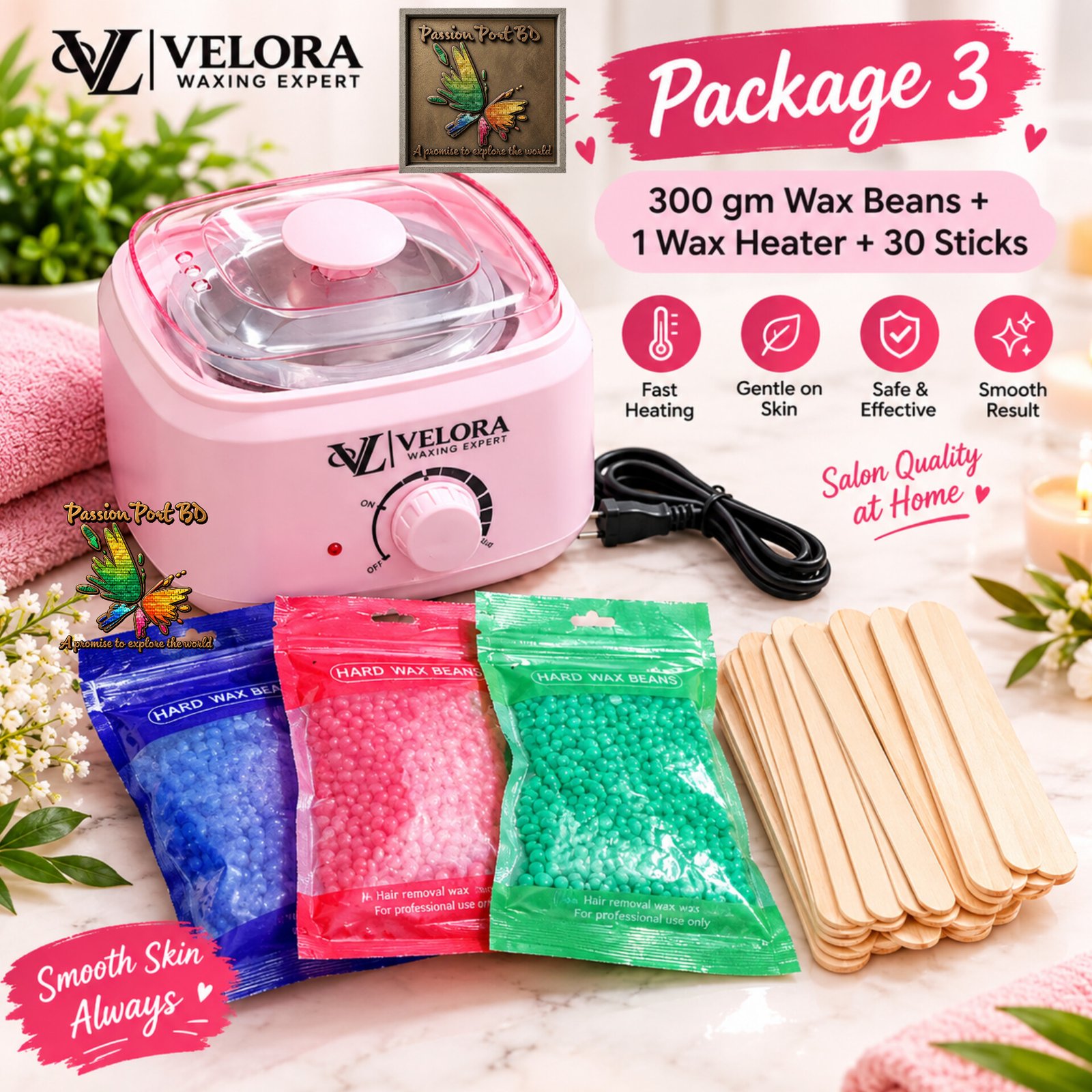 Velora Wax Heater - Package 3