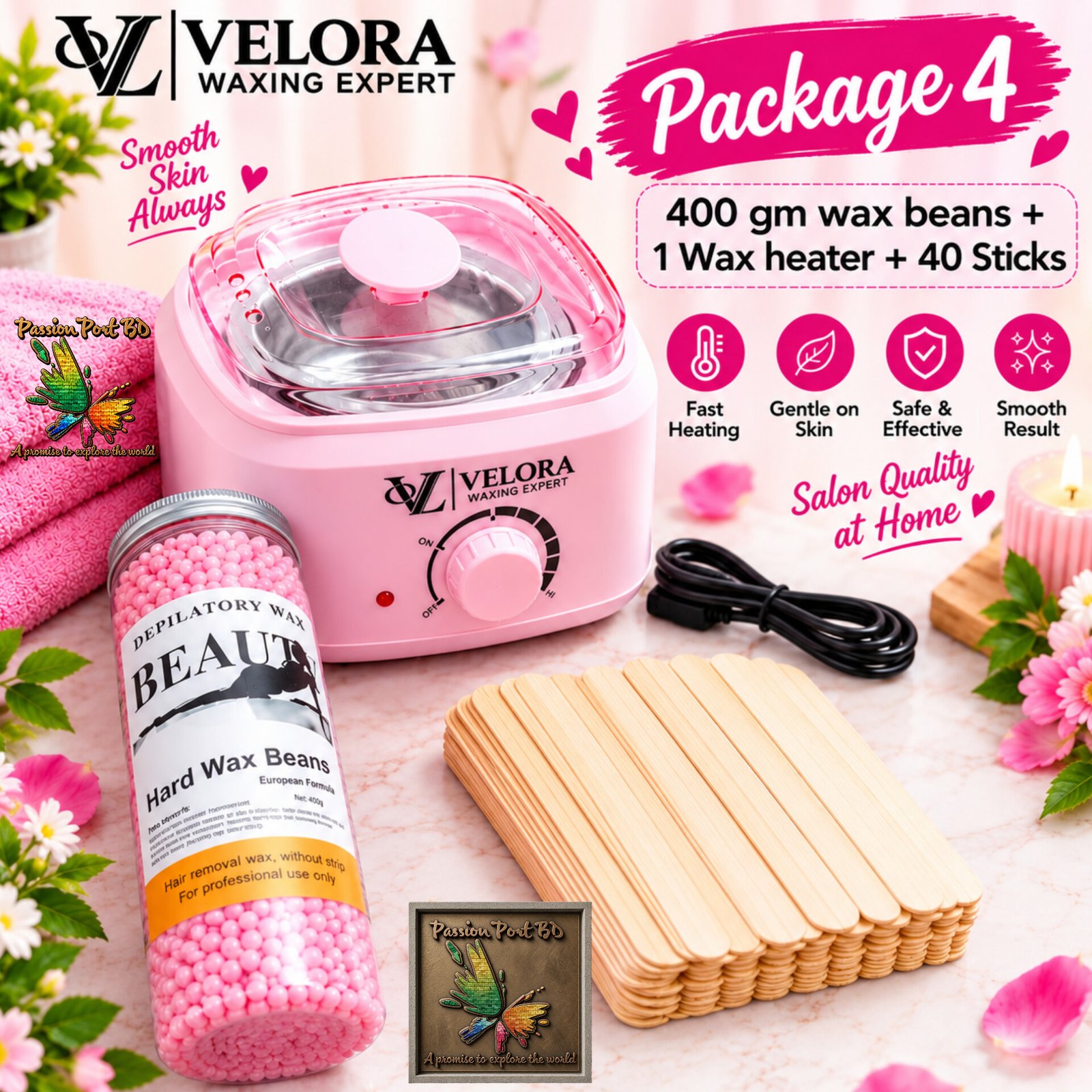 Velora Wax Heater - Package 4