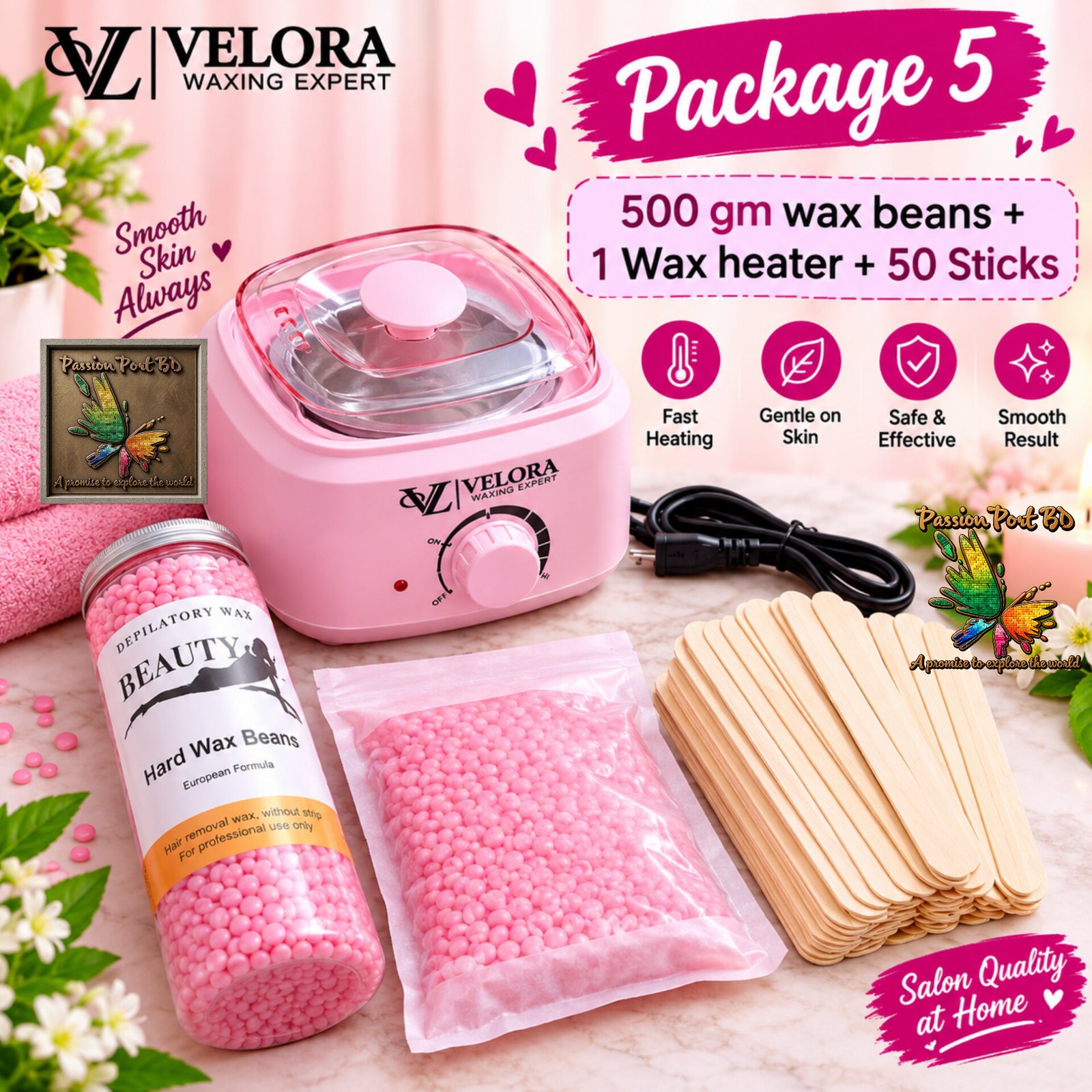 Velora Wax Heater - Package 5