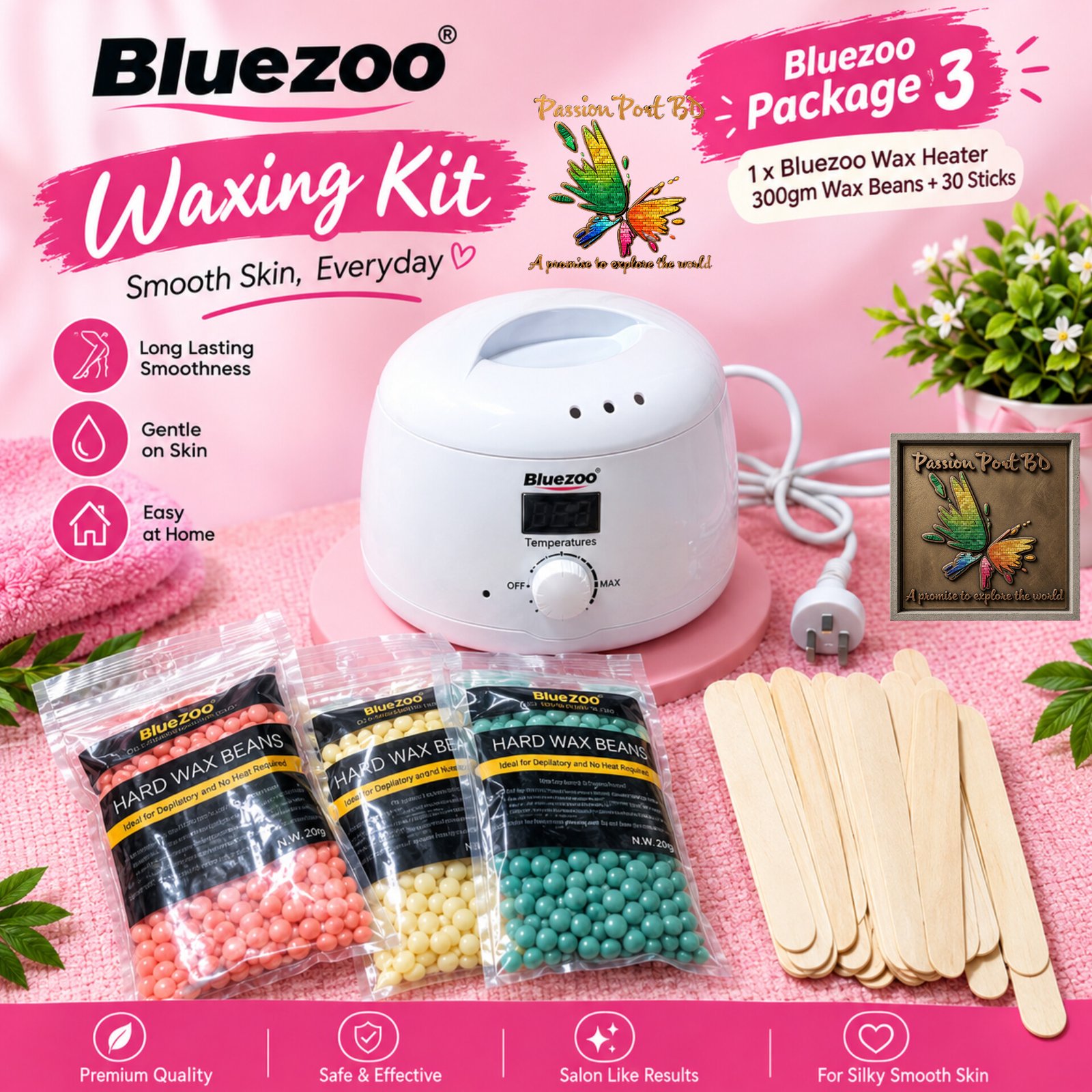Bluezoo Combo With Bluezoo 300gm Wax