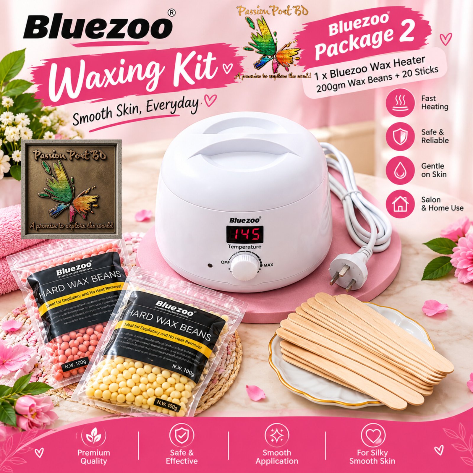 Bluezoo Combo With Bluezoo 200gm Wax