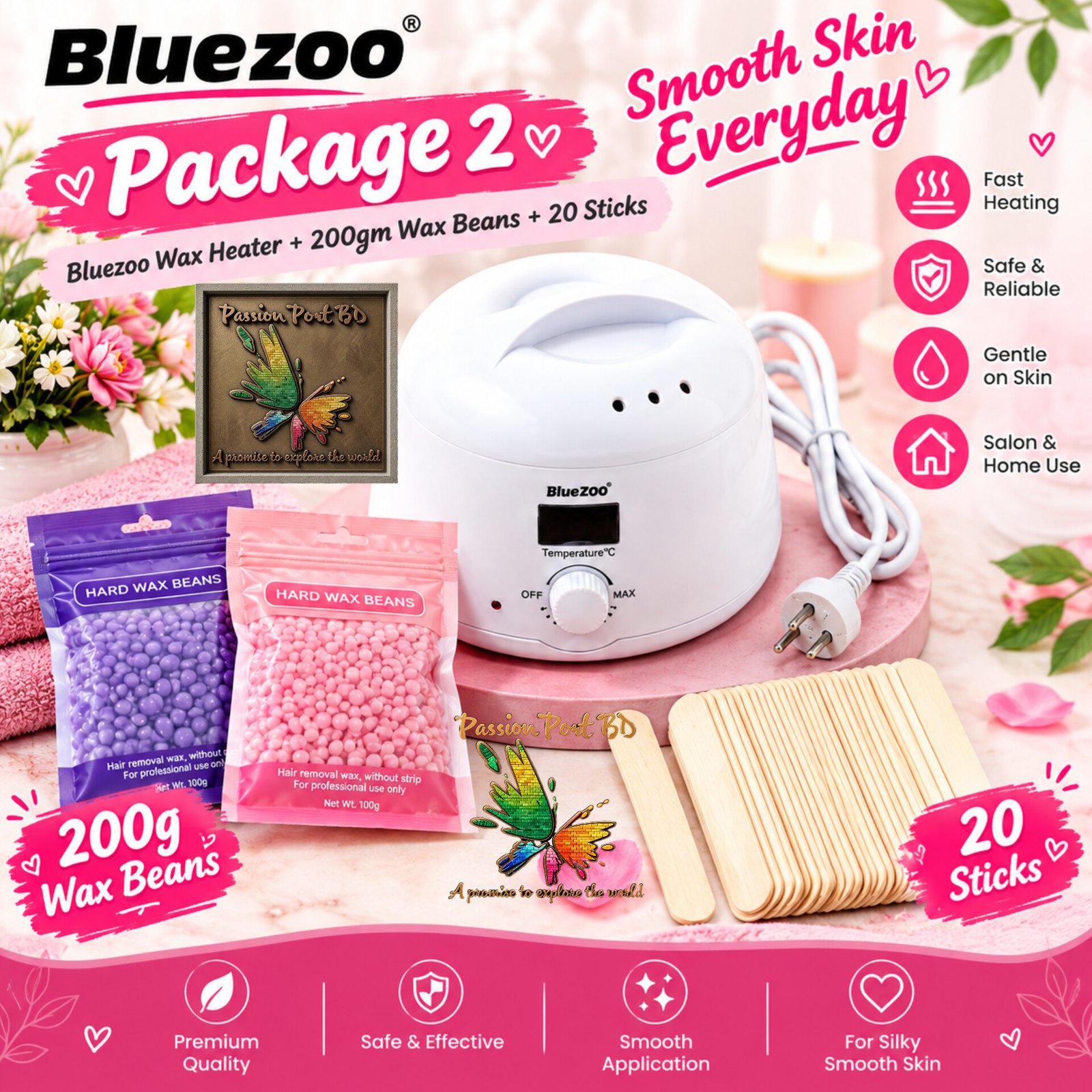 Bluezoo Combo With Reguler 300gm Wax