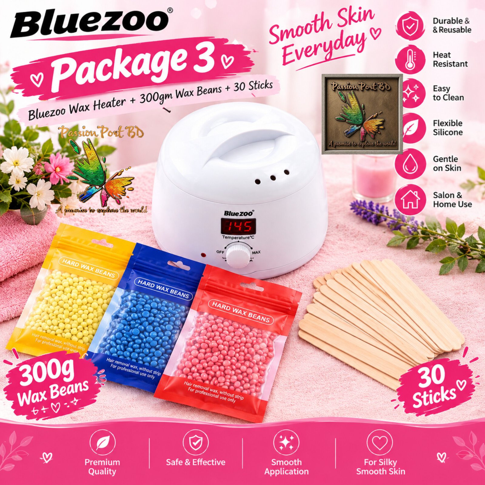 Bluezoo Combo With Reguler 300gm Wax