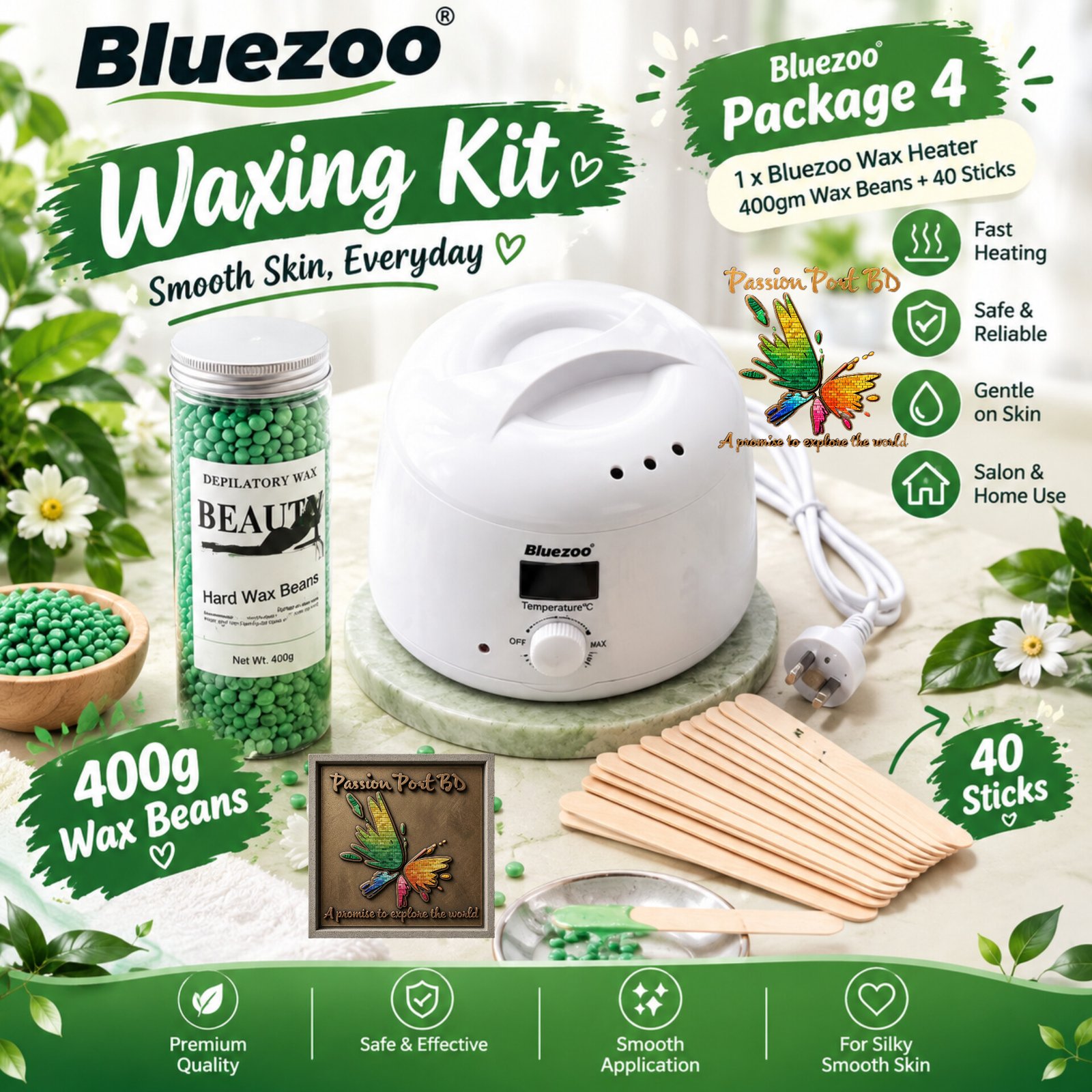 Bluezoo Combo With Reguler 400gm Wax