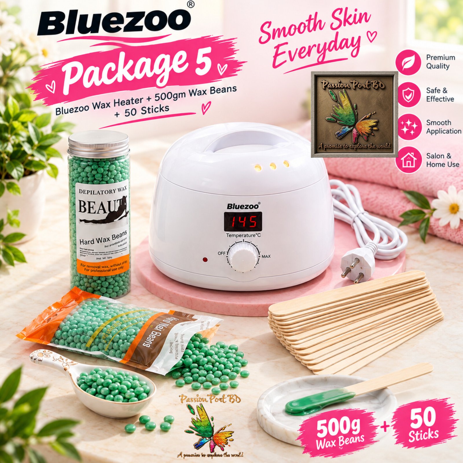 Bluezoo Combo With Reguler 500gm Wax